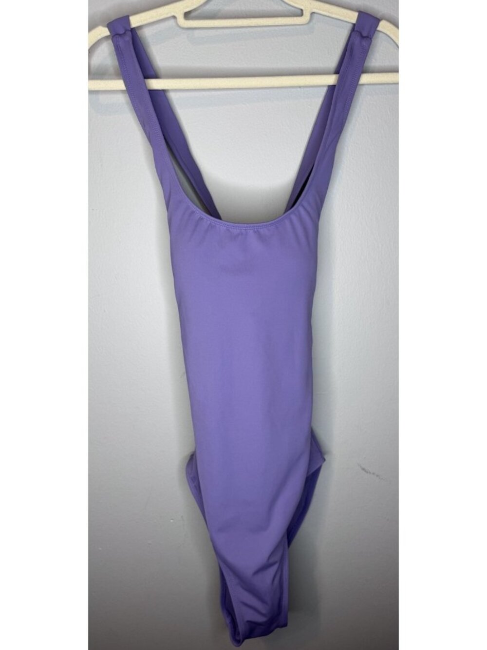 Andie One Piece Swimsuit Medium Tall Purple Lavender Swimwear Bathing Suit